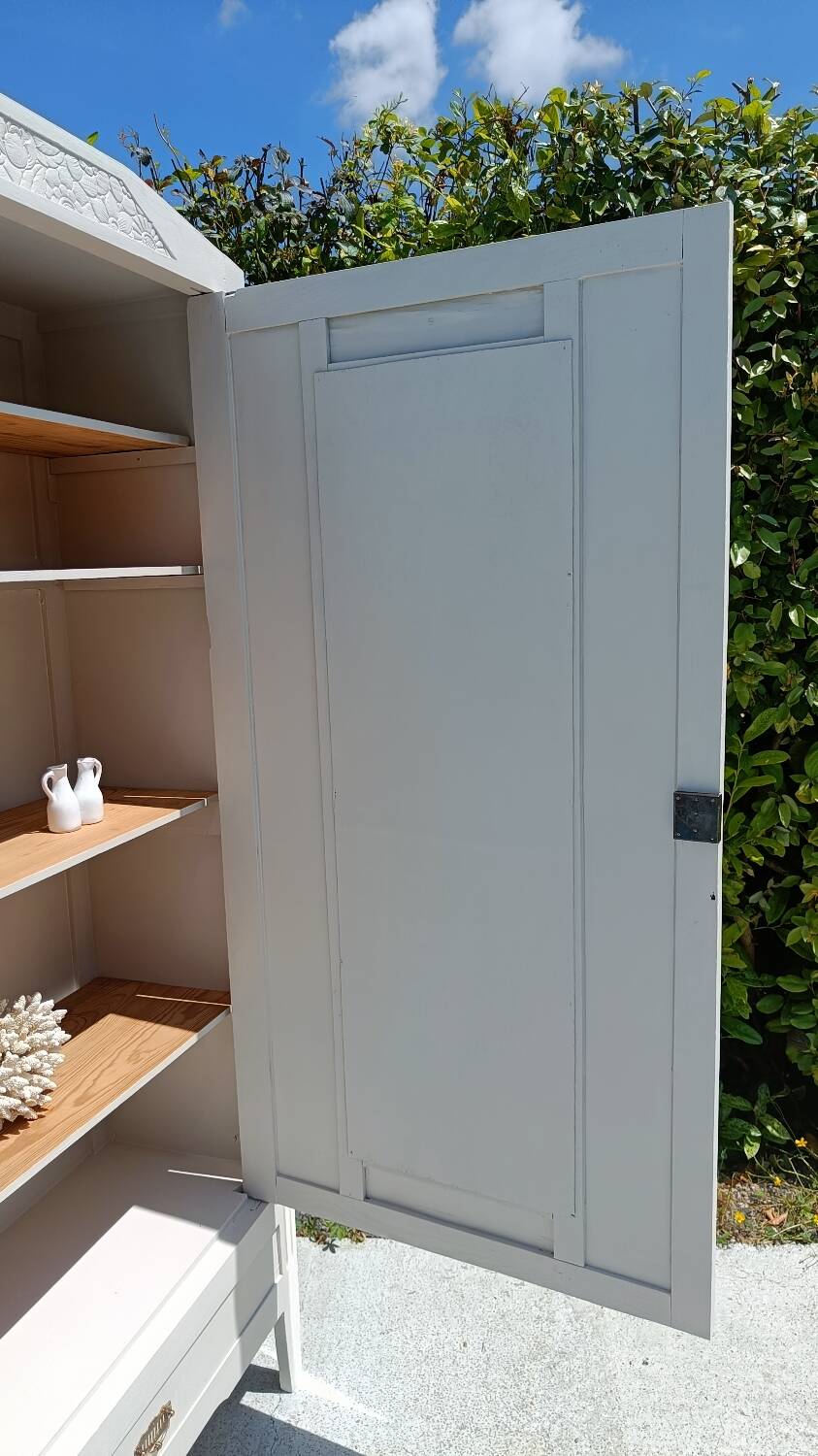 White art deco Parisian wardrobe