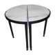 Pair of side tables half sphere marble 1970