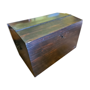 Coffre malle en bois