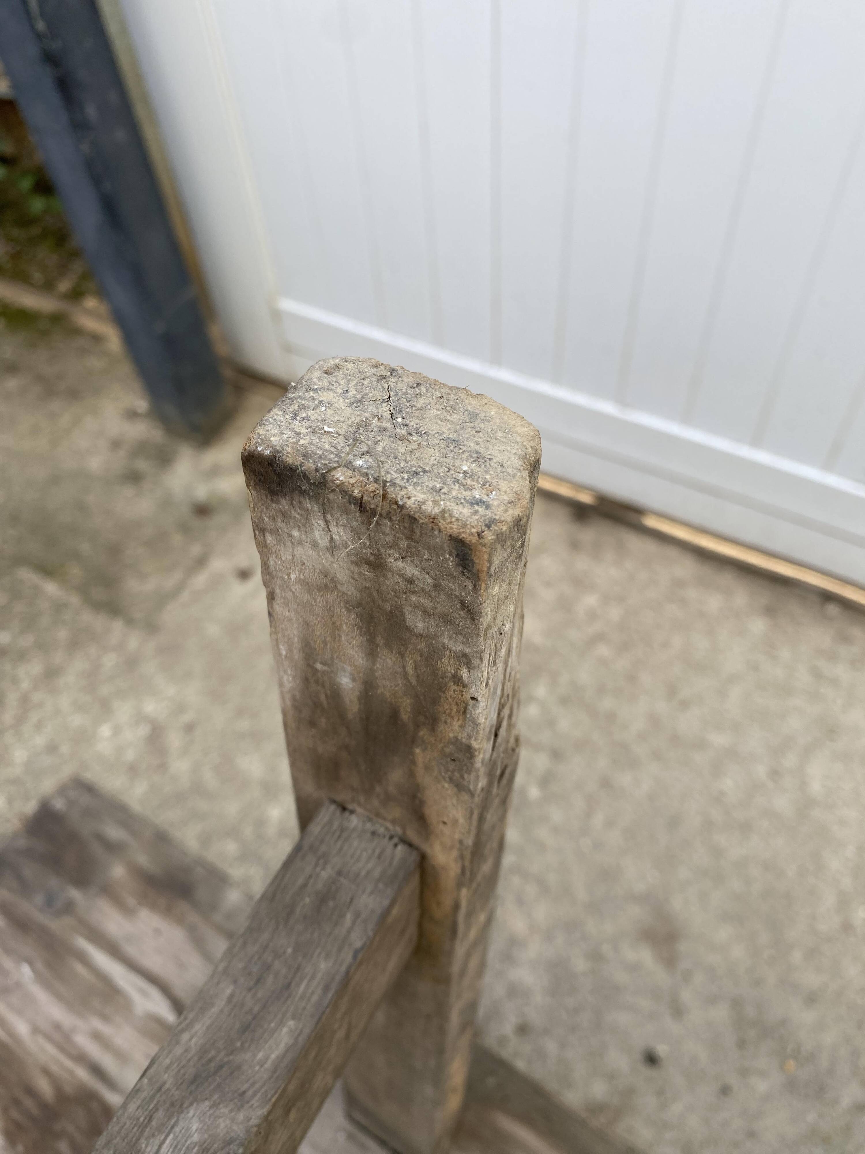 Pair of solid wood farmhouse benches 220cm for rustic farmhouse table.