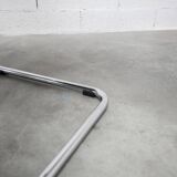 Bauhaus 1970s cantilever armchair in black leather