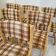Suite de 6 chaises vintage 1970 Hiddensee