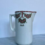 Large pitcher or antique vase Saint-Amand Balmoral model