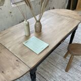 Oval pine farm table with 2m extensions