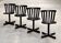 4 chaises Jan Hallberg & Sune Fromell