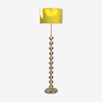 Vintage floor lamp in brass balls