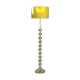 Vintage floor lamp in brass balls