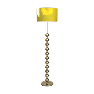 Vintage floor lamp in brass balls