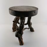 Brutalist stool tripod pied de vigne 60