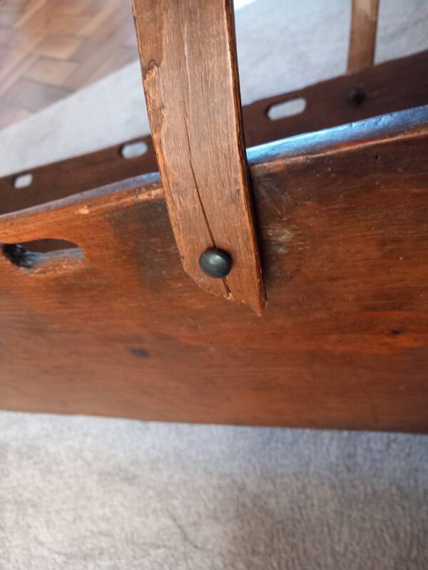 Grand berceau ancien en bois