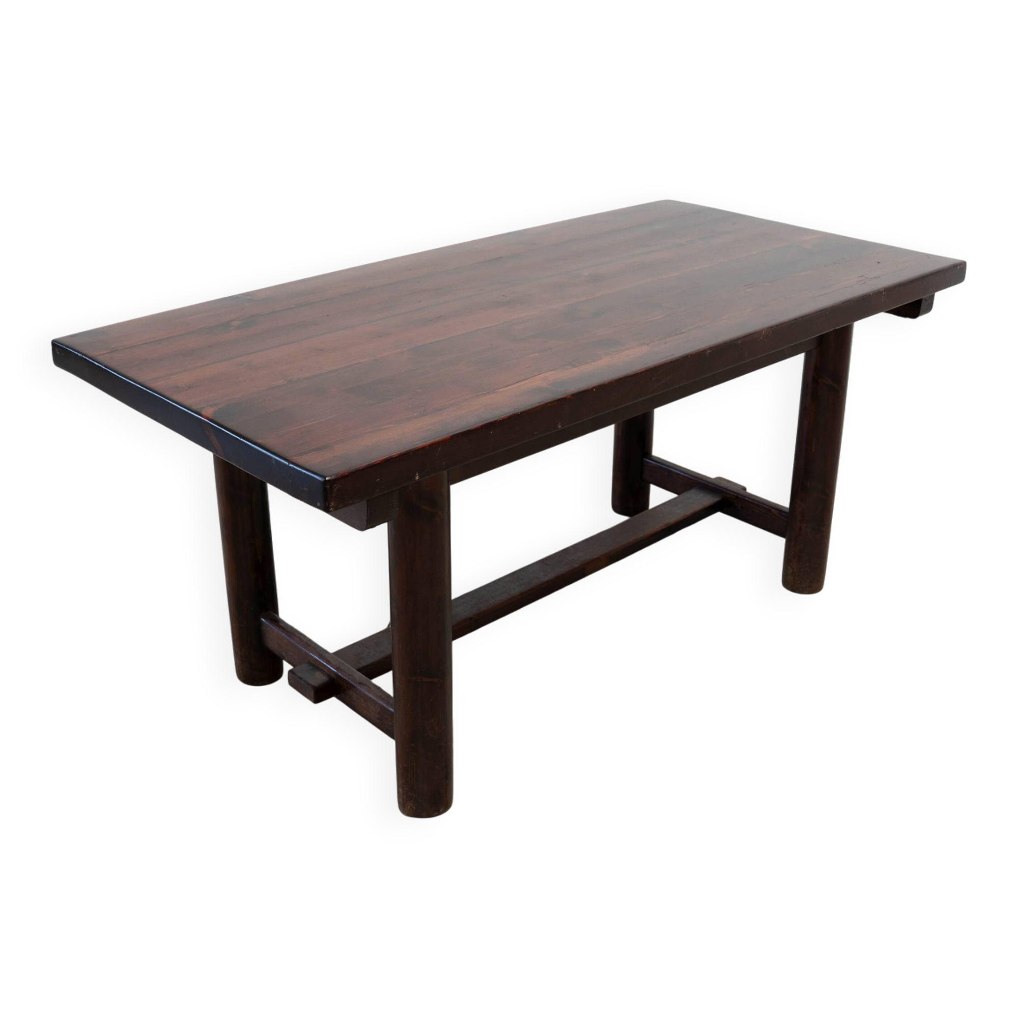 French oak dining table inspired by Georges Robert