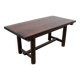 French oak dining table inspired by Georges Robert
