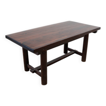 French oak dining table inspired by Georges Robert