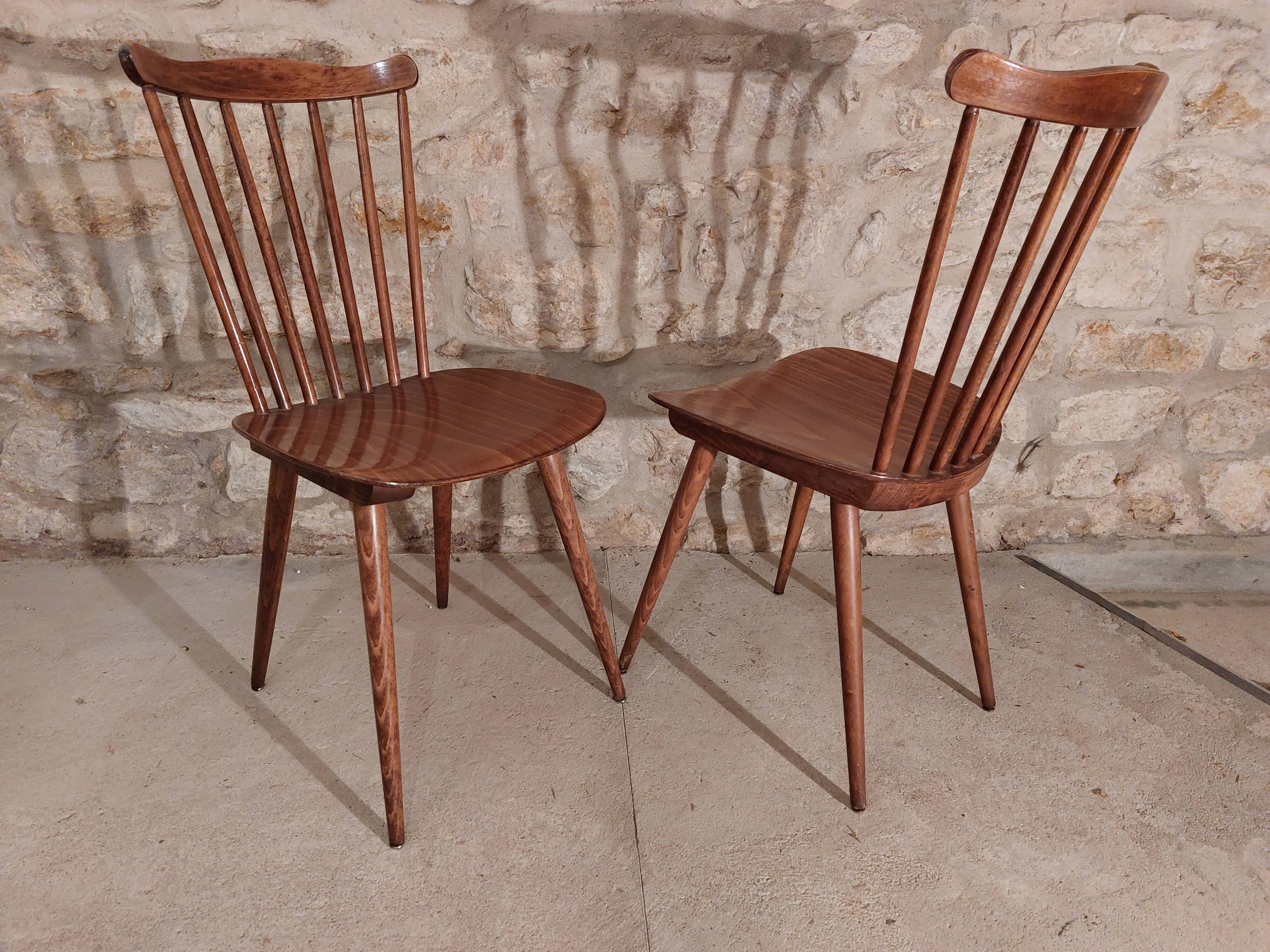 Pair of chairs "Minuet" Baumann