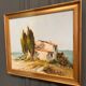 Oil on canvas by Jean-Claude Guignardeau landscape of Provence