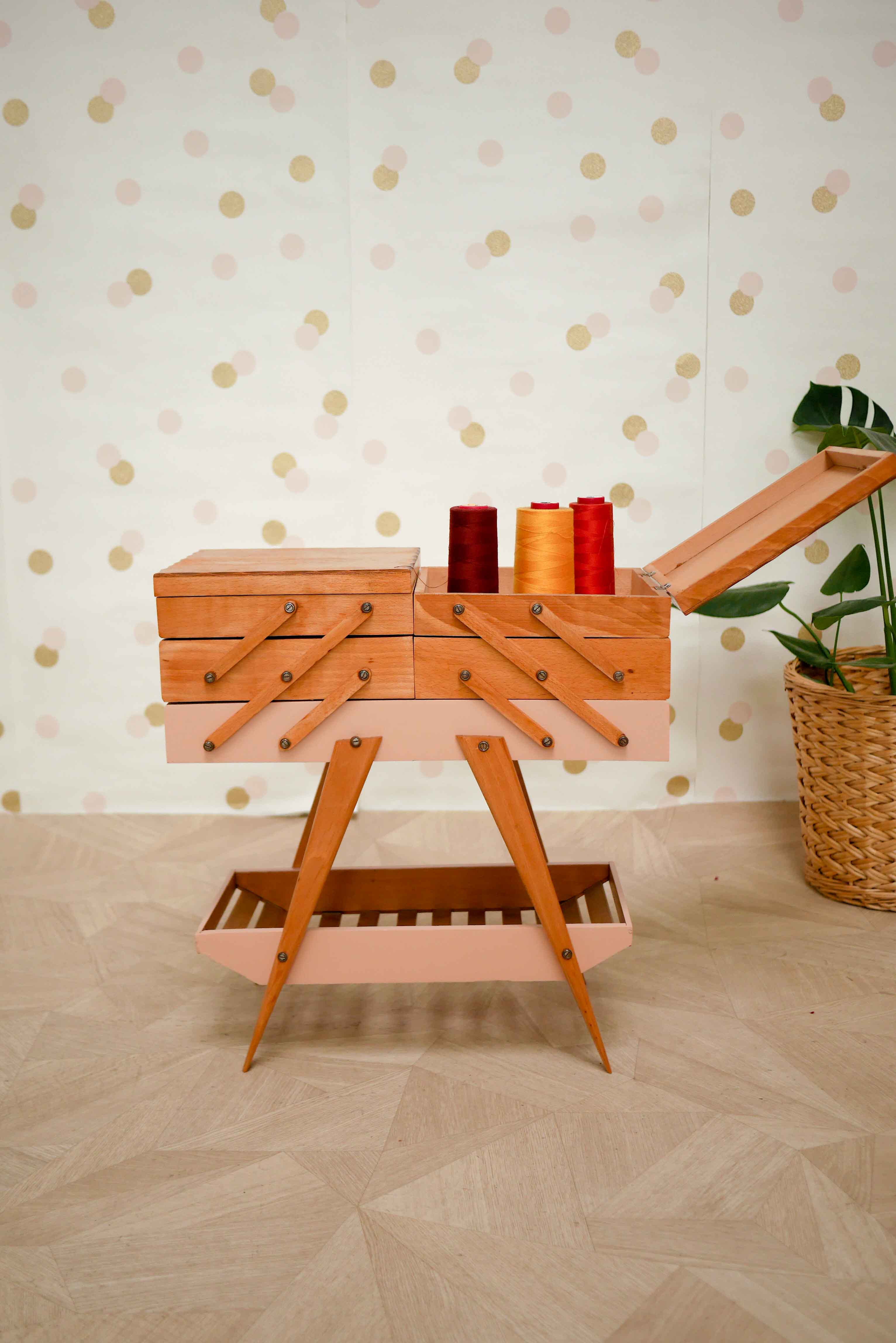 Vintage sewing table