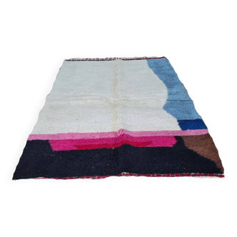 Handmade wool Berber rug 250 x 150 cm