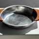 Shallow dish in stainless steel and wood H4 D20