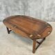 Vintage mahogany butler coffee table 90 x 145 cm