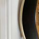 Series of 4 foldable velvet chairs