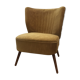 Fauteuil cocktail en velours