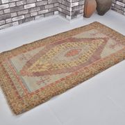 Tapis Oushak vintage noué à la main sku 1455