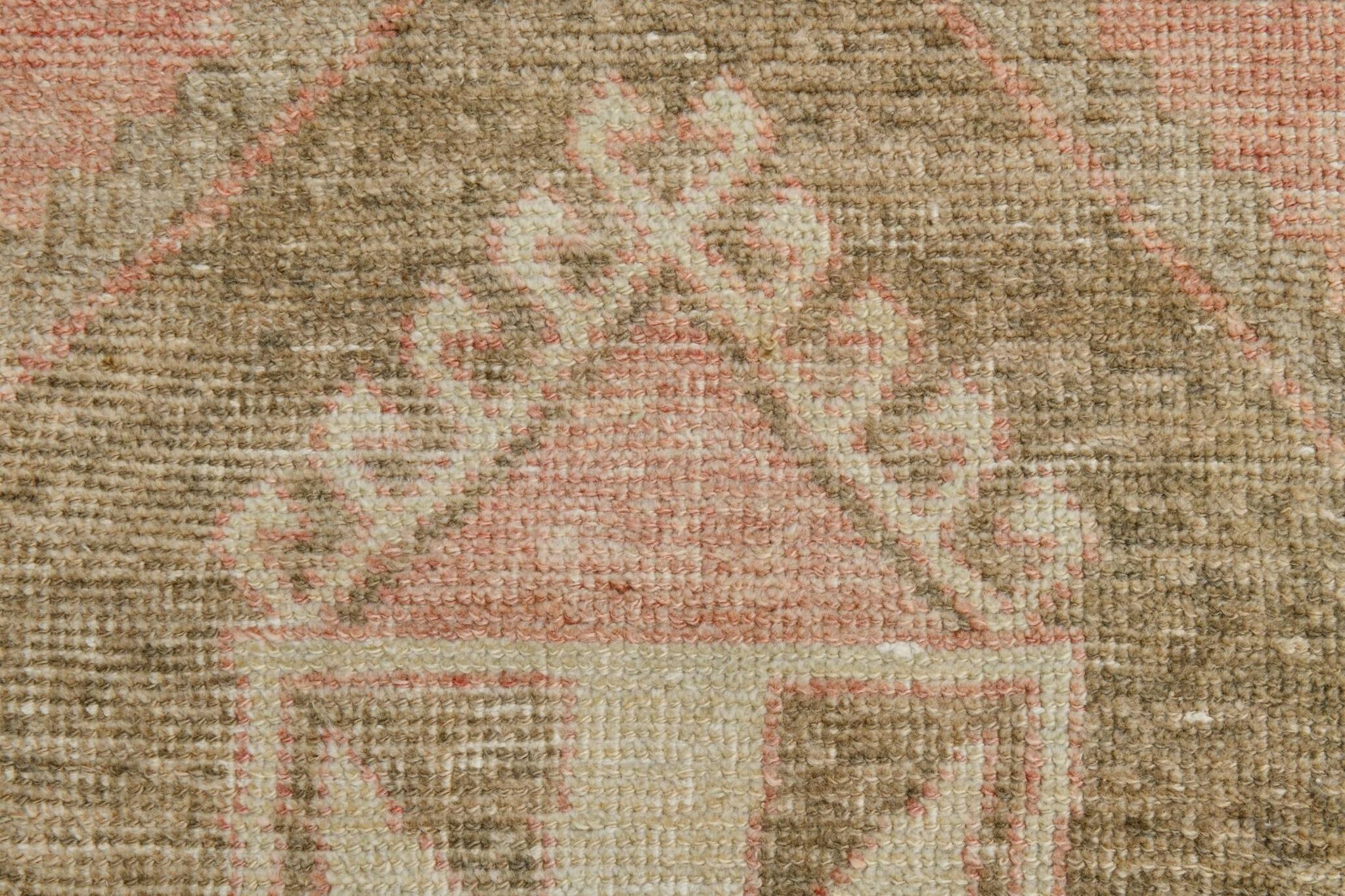 Wool Vintgae Runner Rug, Mid-Century Textile Runner Rug, 86x367 Cm