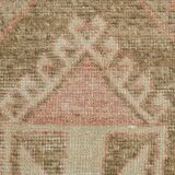 Wool Vintgae Runner Rug, Mid-Century Textile Runner Rug, 86x367 Cm