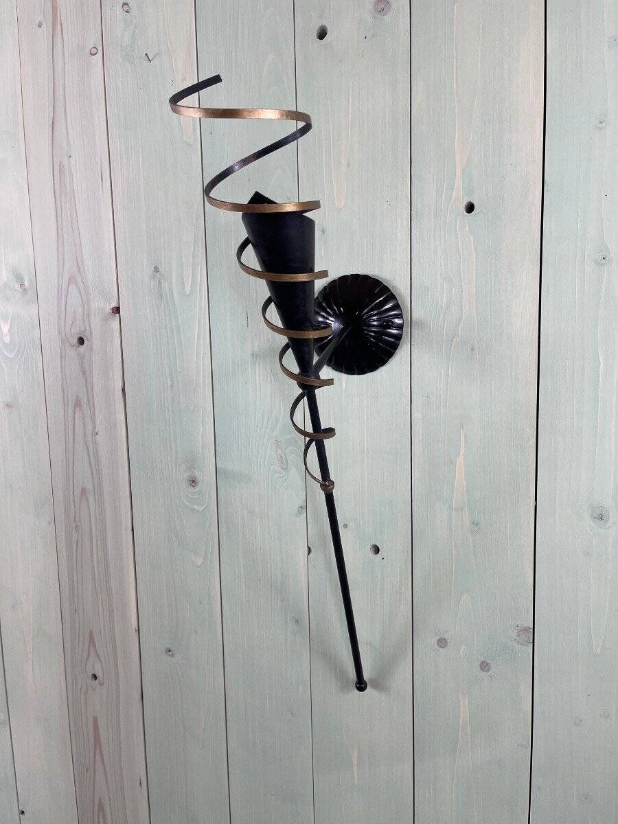 Vintage Chandelier and Pair of Wall Lights