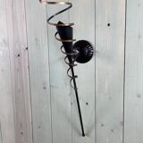 Vintage Chandelier and Pair of Wall Lights