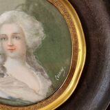 Richard Cosway (1742-1821) - Miniature - "Portrait de jeune femme"