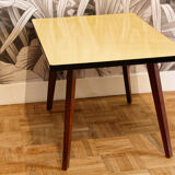 Formica coffee table, compass legs