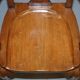 Victorian Howard & Son walnut office chair with stamp.