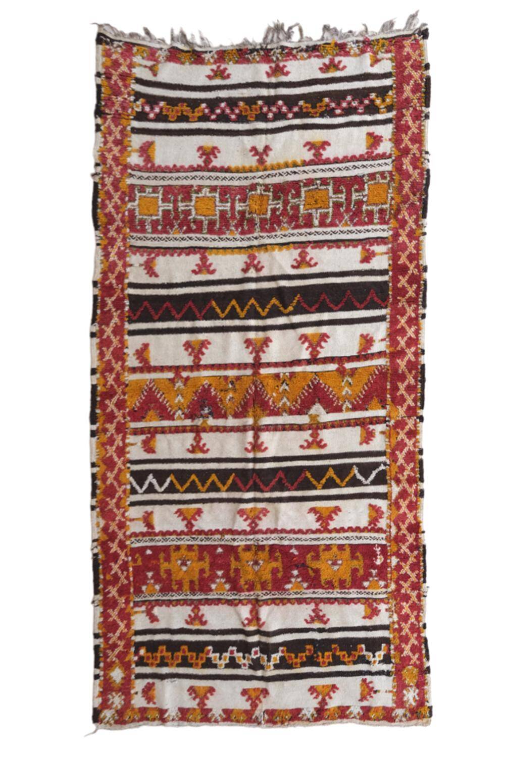 Moroccan Kilim Glaoui Rug - 290 x 140 cm
