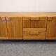 Solid elm sideboard, Maison Regain, France, circa 1970