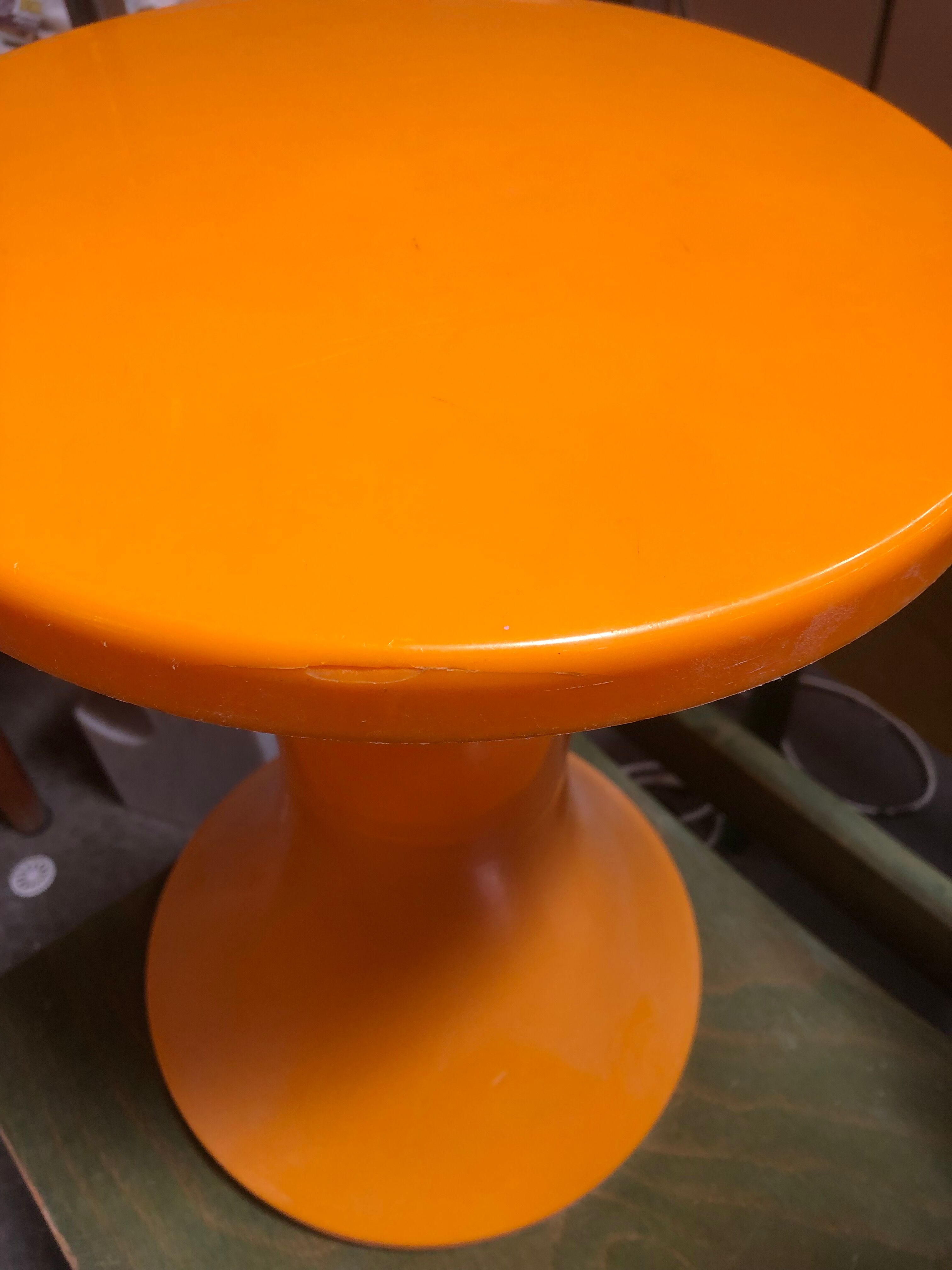 Lot 7 vintage tamtam stools 60s