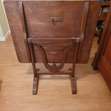 Table lyre pliante dite de vigneron