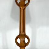 Lampe de table en bois italien vintage des années 50