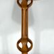 Lampe de table en bois italien vintage des années 50