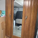 Wardrobe with mirror