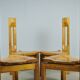 LAUKAAN PUU / brutalist pine dining table chairs “Rantasipi” / Finland 70s