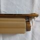 Brass art deco wagon wall lamp