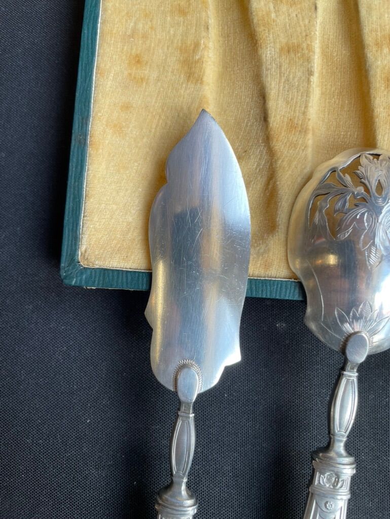 Complete box of cutlery Minerve 1st title Art Nouveau