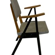 Fauteuil vintage Palais De Tokyo par Zwager Ermeloo, design 1950