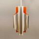 Danish vintage hanging lamp, model Pantre designed Bent Karlby for Lyfa in the 60s.