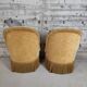 Paire de fauteuils crapaud