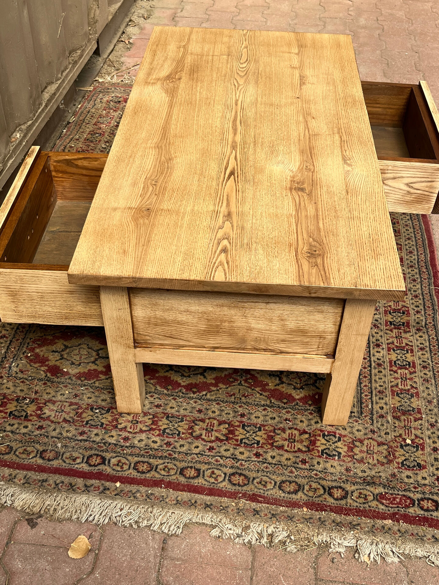 Coffee table with two drawers