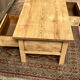 Coffee table with two drawers