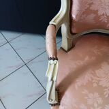 Fauteuil cabriolet style Louis xv