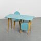 Ensemble bureau et chaise par André Sornay, Sornay Meubles Lyon 1955